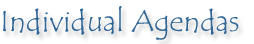 Individual Agendas